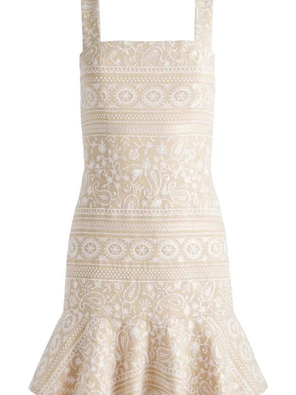 Alice + Olivia Kaidra Drop Waist Mini Dress